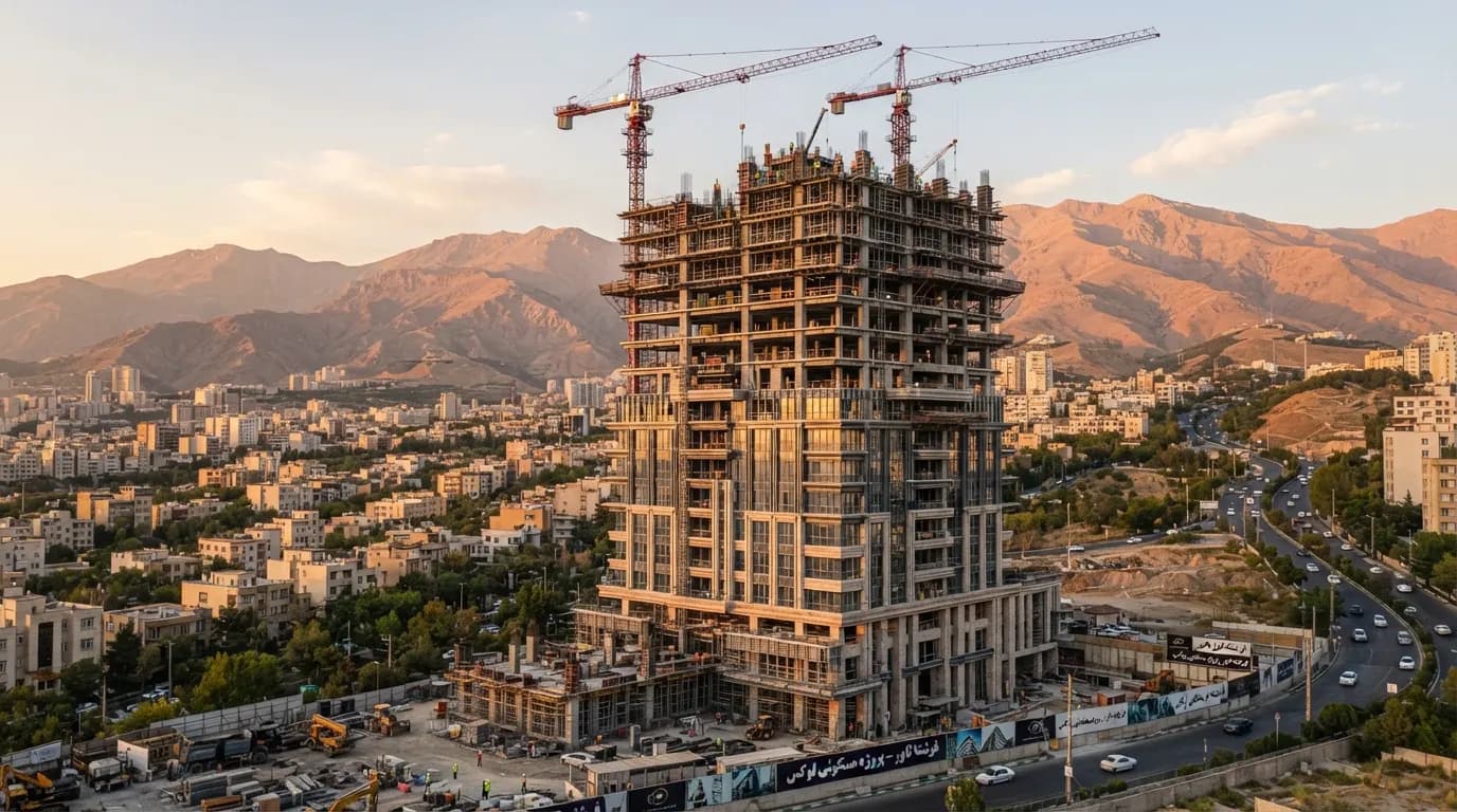 برج مسکونی شمال تهران — ۱